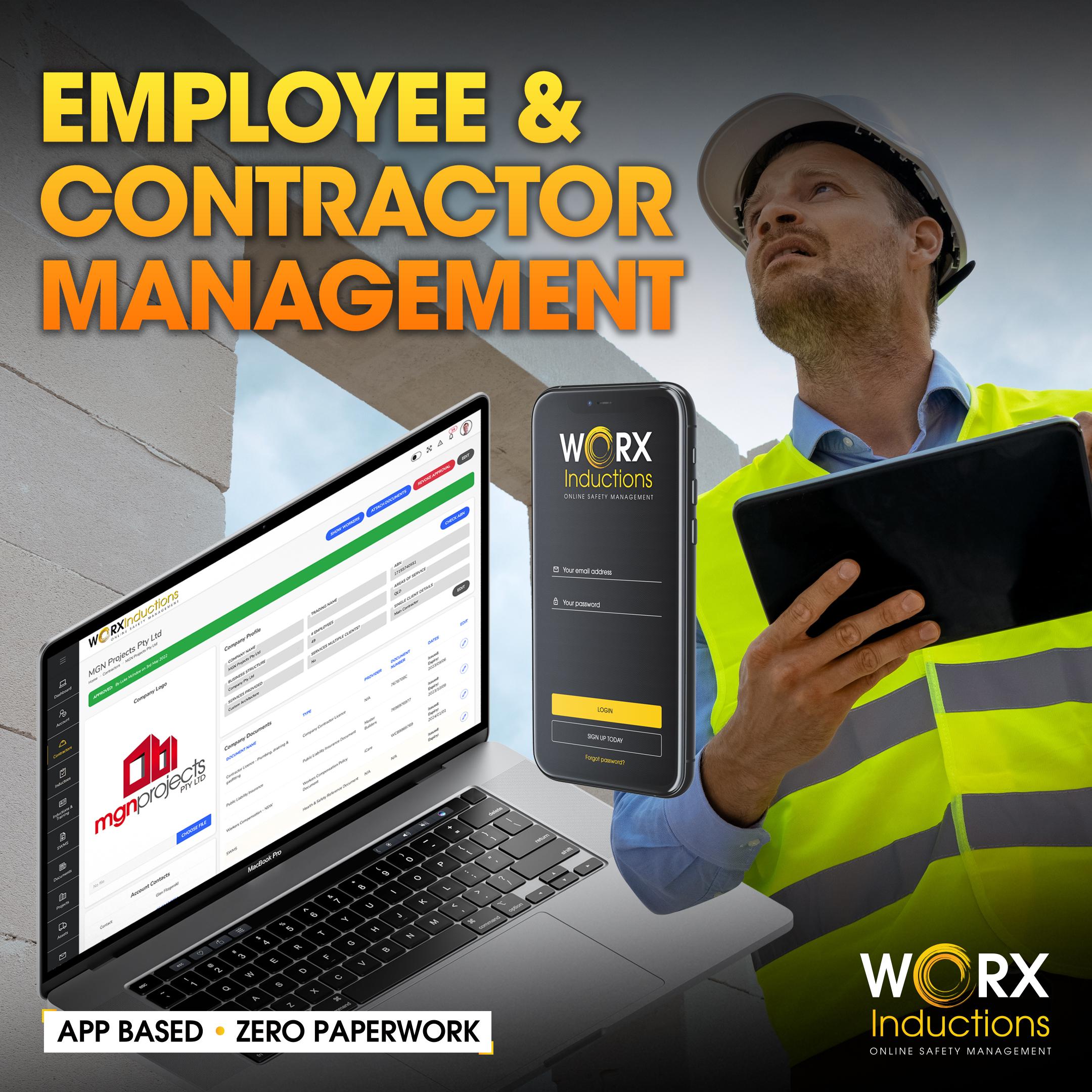 Worksite Safety Software - Employee & Contractor Management Software