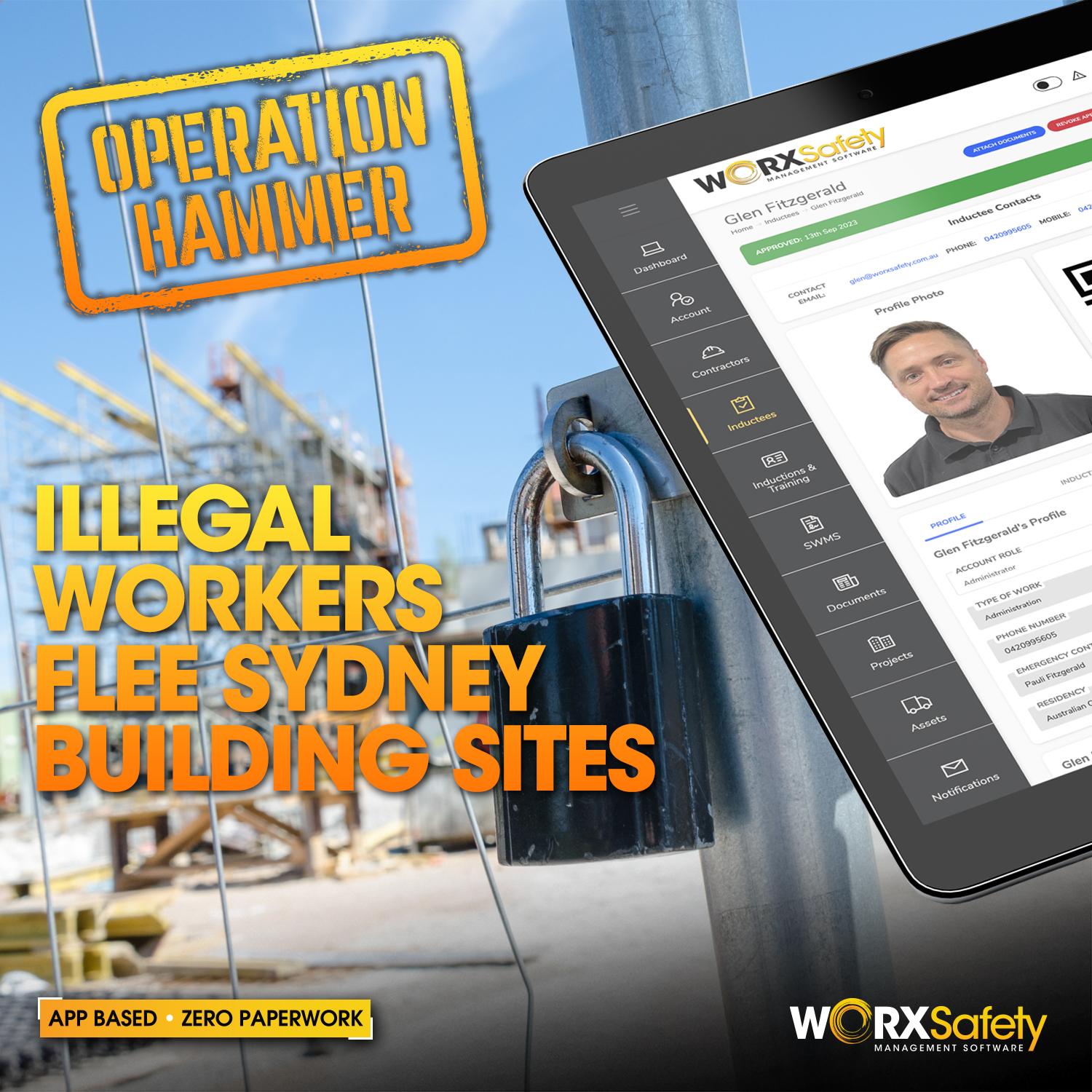 Illegal Workers Flee Sydney Building Sites